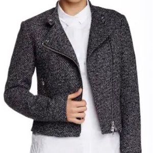 THEORY Tweed Moto Jacket